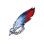 Berserker's Indigo Feather, Berserker plume | Genshin Impact