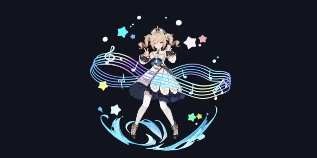 Barbara wish art, Hydro Catalyst character | Genshin Impact