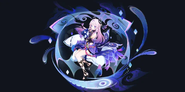 Citlali wish art, Cryo Catalyst character | Genshin Impact