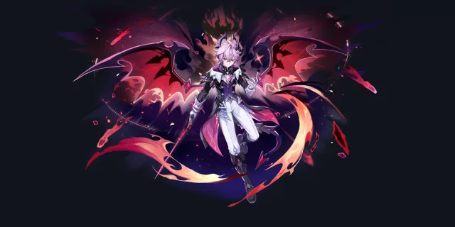 Durin wish art, Pyro Sword character | Genshin Impact