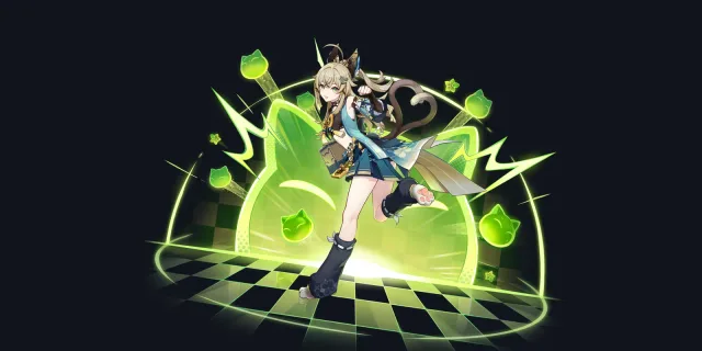 Kirara wish art, Dendro Sword character | Genshin Impact