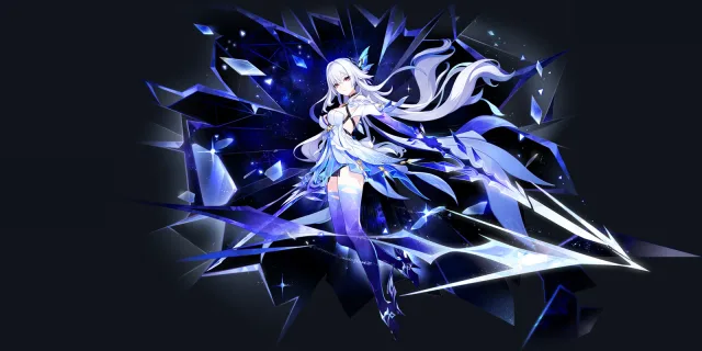 Skirk wish banner art, Cryo 5-star | Genshin Impact