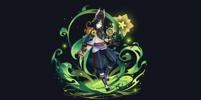 Tighnari wish art, Dendro Bow character | Genshin Impact