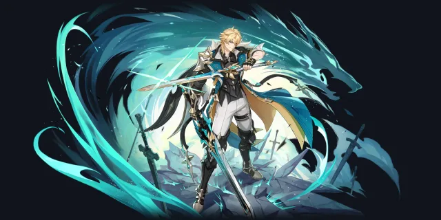 Varka wish art, Anemo Claymore character | Genshin Impact