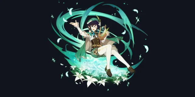 Venti wish art, Anemo Bow character | Genshin Impact