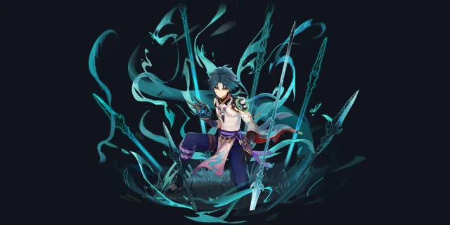 Xiao wish art, Anemo Polearm character | Genshin Impact