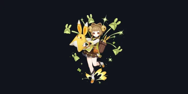 Yaoyao wish art, Dendro Polearm character | Genshin Impact