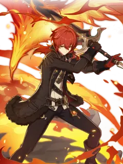 Diluc — Pyro Claymore character | Genshin Impact