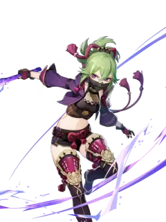 Kuki Shinobu — Electro Sword character | Genshin Impact