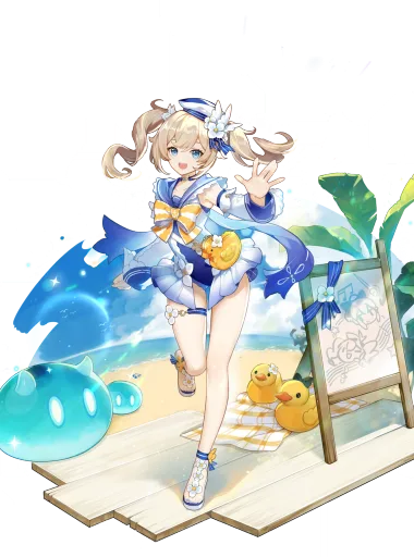 Barbara — Summertime Sparkle outfit | Genshin Impact