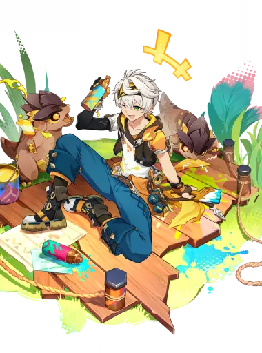 Bennett — Adventures in Blazing Hue outfit | Genshin Impact