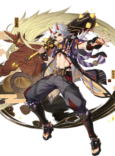 Arataki Itto — Geo Claymore character | Genshin Impact