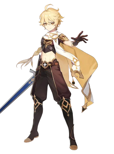 Geo Traveler — Geo Sword character | Genshin Impact